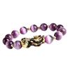 Bracelet, Feng Shui Amulet Bracelet Prosperity Mantra Bead Pi Yao Attract and Wealthy