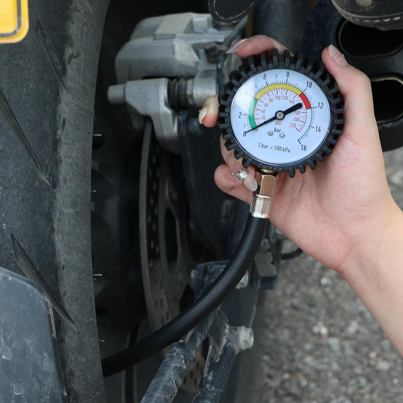 220PSI автомобиль мотоцикл многофункциональный контроль давления воздуха в шинах манометр тестер воздушный компрессор циферблатный измеритель насос для накачивания инструменты