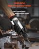 Air Hammer, 3500BPM Pneumatic Hammer with 70mm Stroke & 4PCS Chisels Round Shank, Pistol-Grip Compact Air Chisel Pneumatic Shovel Tool for Cutting