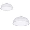Microwave Heating Cover Food Cover Plastic Insulation Vegetable Cover Household Fresh-keeping Cover High Temperature Resistant Transparent Cover