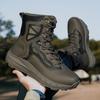 Fashion Non-Slip Ankle Boots Male Mid-Calf Boots Leisure Walk High Top Shoes Outdoor Versatile Botas Wear-Resistant Men Motorcycle Boots
