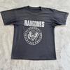 Футболка Ramones 80-х Черная Размер S-5XL С легкими потертостями Репринт Унисекс