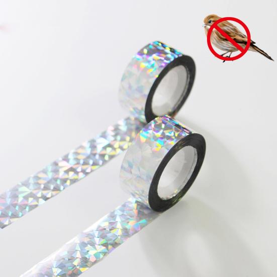 1 рулон, лента против птиц, прочная, не выцветающая, портативная лента для отпугивания голубей для домашних животных для сада