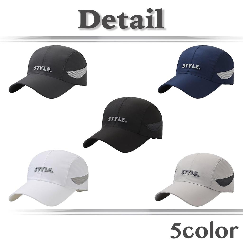 Кепка Сетка Спортивная Шляпа Регулируемая Защита от УФ Лучей Простая CZA086 [Белый Клык] Мужская Женская (черный)