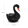 Fairy Garden Black White Swan Miniature Love Ducks Figurine Lover Birds Ornaments Animals Statue