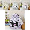 Cute And Stylish Children's Backpack For Kindergarten Girls Featuring Adorable Cartoon Characters Like Kuromi And Hello Kitty