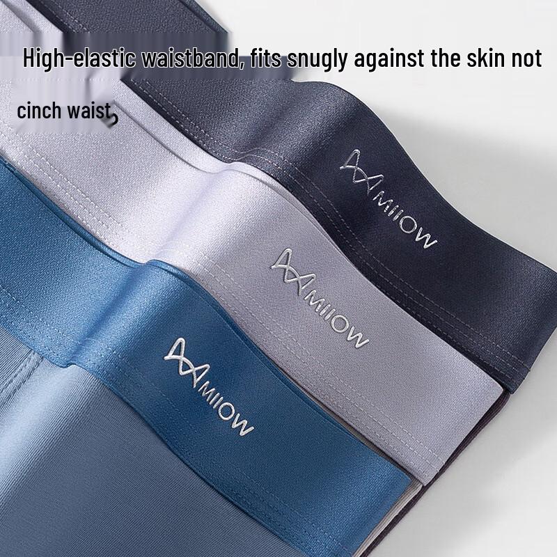MIIOW Мужские антибактериальные боксеры-брифы 10A (4-Pack)