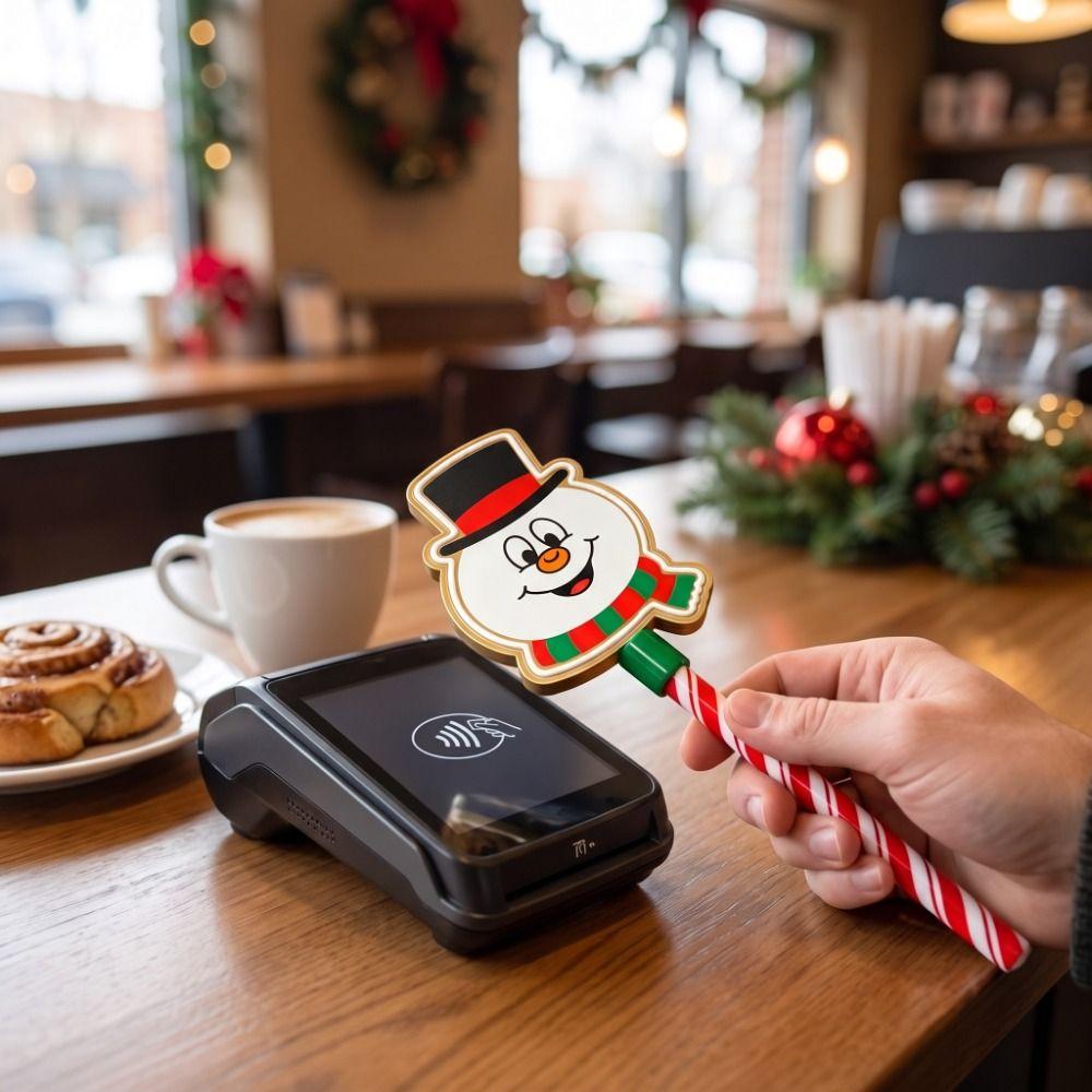 Lightweight 3D Printed Wand Tap To Pay Portable Payment Magic Wand Holiday Party