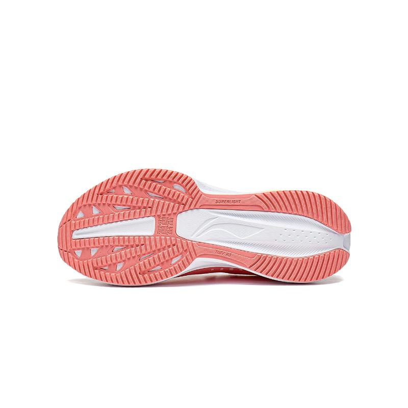 Li Ning Youth Детские светоотражающие кроссовки с низким верхом высокой устойчивости Детские кроссовки для бега розовые коричневые YKFT046-2