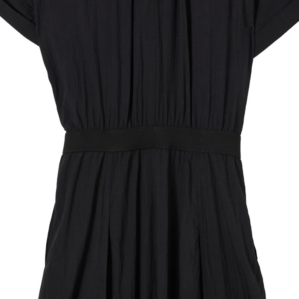 Rap Waist-Slit Shirt-Style Long Dress Ar2Wo568