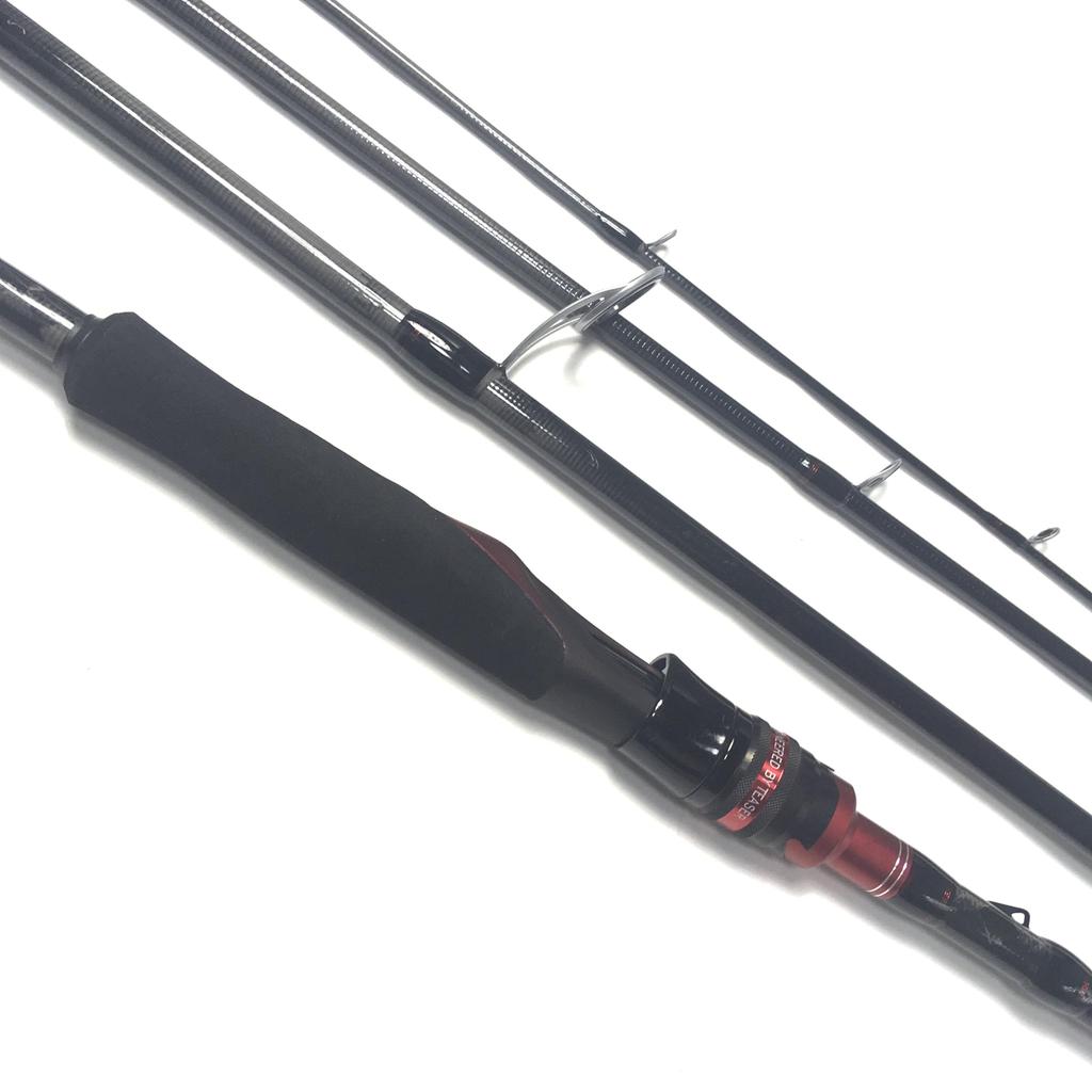 Спиннинговое удилище EVA 9 футов с углеродной монококовой ручкой, 4 шт., спиннинговое удилище для морского окуня, дорожная удочка, окунь, магочи, сверхлегкое, для ловли на форель с берега