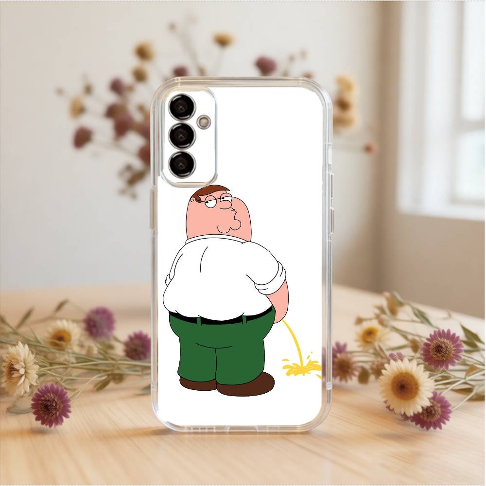 Cartoon F-Family Funny Guy Phone Case Transparent Silicone Soft For SamsungA10,12,20,21S,30,31,40,50,51,52,70,71