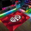 Mainz FC Design Crystal Velvet Carpet Cozy Non?Slip Printed Rug For Bedroom Living Room Entrance