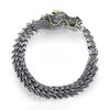 Yuexianglong Men's Retro Dragon Bone Bracelet - Cold Style High-End Trendy Bangle