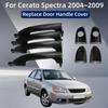 Черный ABS-пластик Автоаксессуары Замена Накладки на Ручку Двери 82650-2F000 Для Cerato Spectra 2004 2005 2006 2007 2008 2009