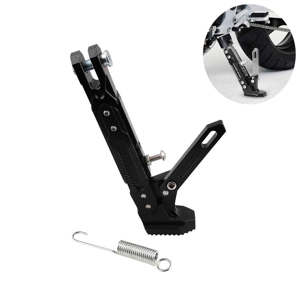 Universal Motorcycle Adjustable Kickstand Foot Brace Parking Leg Foot Side Support Stand