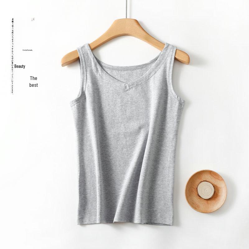 2023 Summer Women's Sleeveless Modal V-Neck Tank Top
