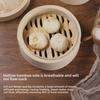 "Handmade Bamboo Steamer for Home & Commercial Use - Ideal for Steamed Buns"