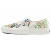 Authentic Low Tops Casual Skateboarding Shoes Multi Color Funny Printing Unisex 'White Black Blue' Vans VN0A5KRDARG