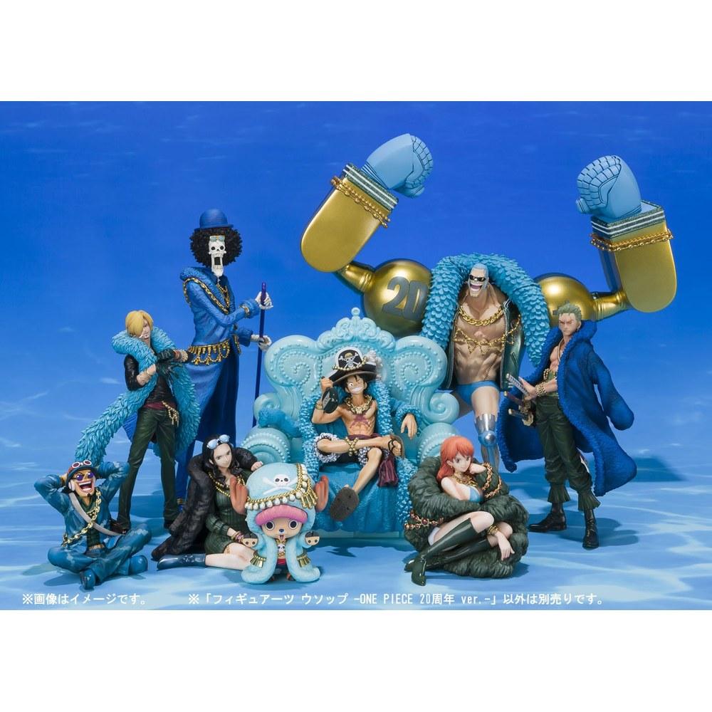 Tamashii Nations S.H.Figuarts One Piece Усопп Фигурка 20-й Юбилей 70 мм АБС ПВХ Окрашенная Полный комплект