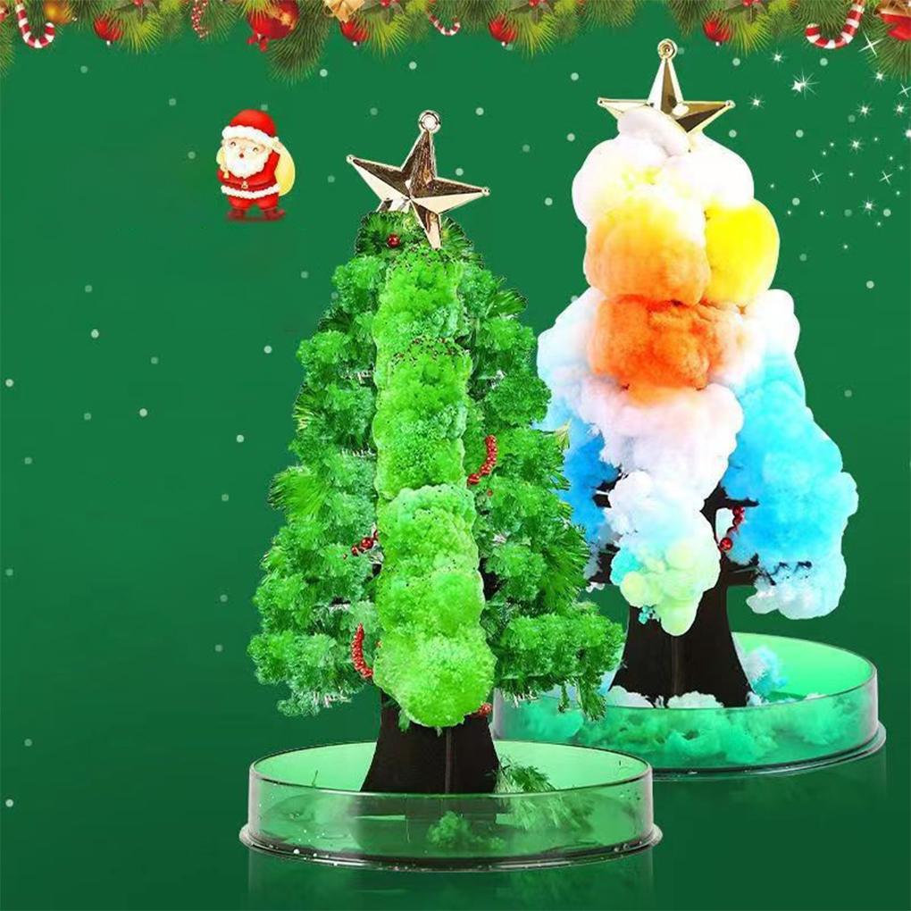3 шт. Волшебная растущая рождественская елка DIY забавный рождественский подарок игрушка для взрослых детей домашний фестиваль вечеринка декор реквизит мини-елка