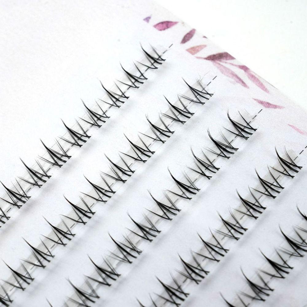 Makeup Fluffy False Eyelashes Dense Segmented Eyelashes Bundles  Beauty