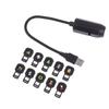 5V Проекционные огни Рождественская лампа USB Ночник Рождественская атмосфера Череп Призрак Переключаемый узор Проекция