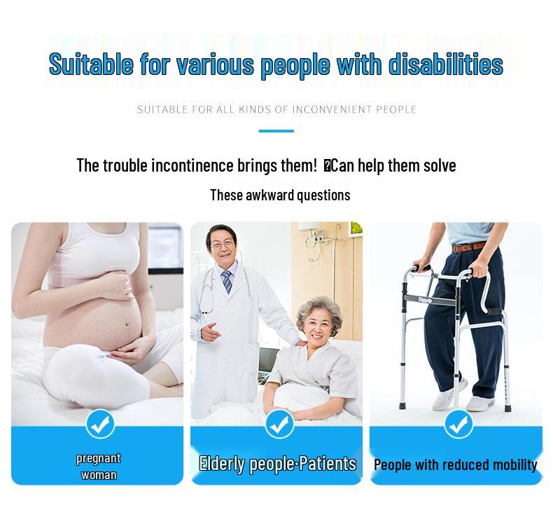 Дышащие Водонепроницаемые Моющиеся Подгузники и Вкладыши для Взрослых