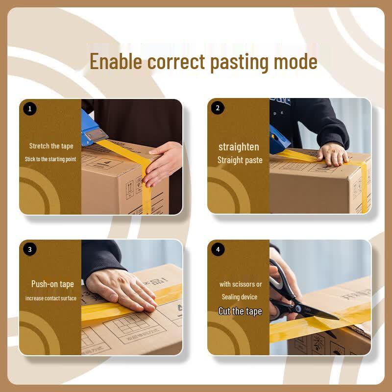 Deli Beige Sealing Tape