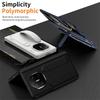 For Huawei Mate X6 Case Kickstand Wristband PC Phone Cover with Tempered Glass Film