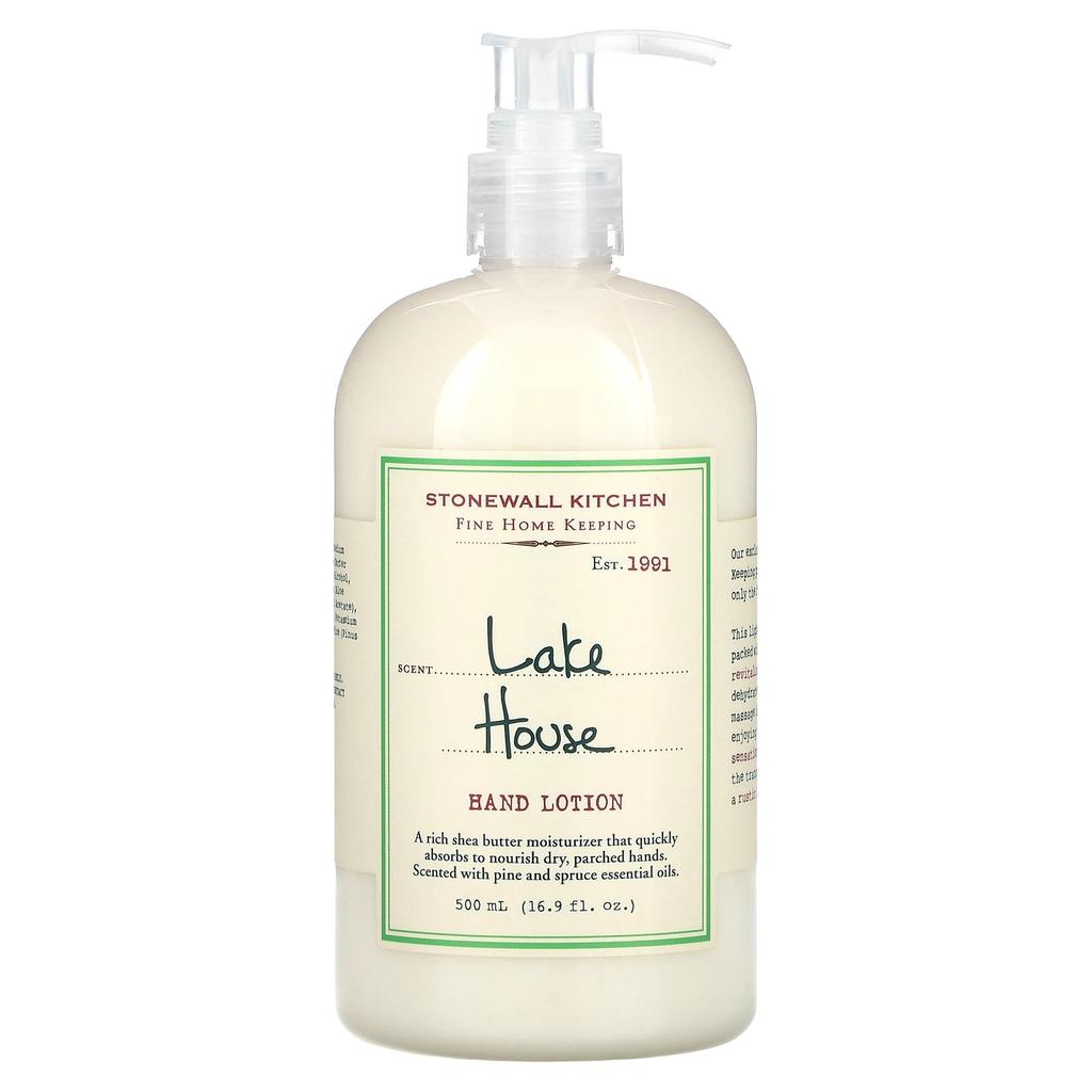 Stonewall Kitchen Hand Lotion, Lake House, 16.9 Fl Oz (500 Ml)