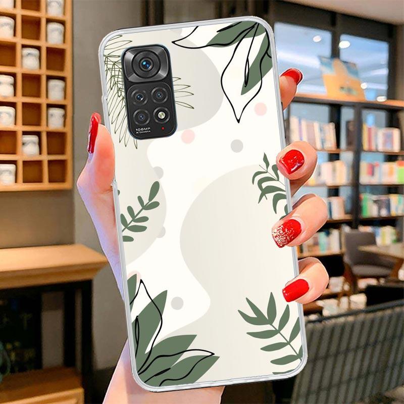 Абстрактный Женский Лицо Линия Чехол для Телефона Для Xiaomi Redmi Note 15 14 13 12 11 10 Pro Plus 14S 12S 11S 11T 11E 10S Мягкие Fundas S