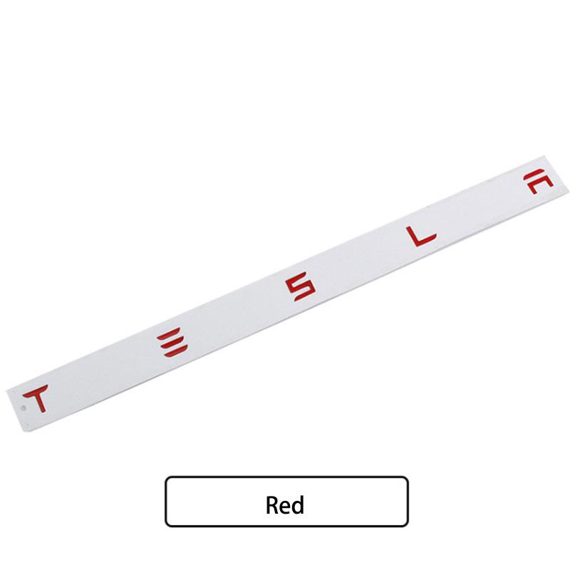 1pcs 3D ABS Logo Tesla Emblem Letters Car Trunk Badge Rear Letter Label Electroplated For MODEL 3 MODEL S X Modified accessories