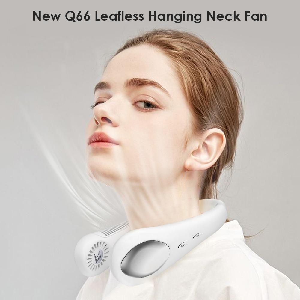 Новый портативный летний вентилятор с воздушным охлаждением, USB аккумуляторная, безлопастный, бесшумный, спортивные вентиляторы с шейным ремешком для наружного охлаждающего вентилятора, кондиционера