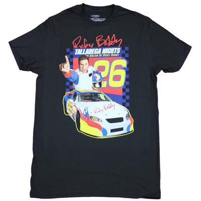 Гибрид Мужская Talladega Nights Баллада о Рики Бобби Смешная Футболка Новая