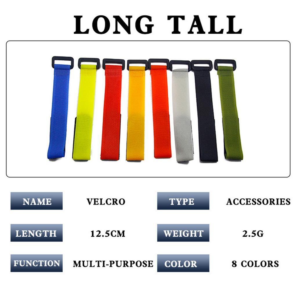 5Pcs Fishing Rod Tie Elastics Rod Holder Straps Outdoor Fishing Rod Belt Straps Elastics Fishing Tackle Tie Enduring