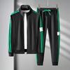 Spring and Autumn Sport Suit Men's Leisure Suit Cardigan Zipper Two-piece Set