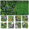 Flower Artificial Plant Wall Panel DIY Artificial Fern Grass  Privacy Screen