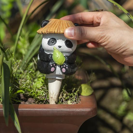 Автоматическая поилка в форме лягушки и панды, самополивающиеся шипы, автоматическое устройство полива, медленно высвобождающие поливочные шары для растений