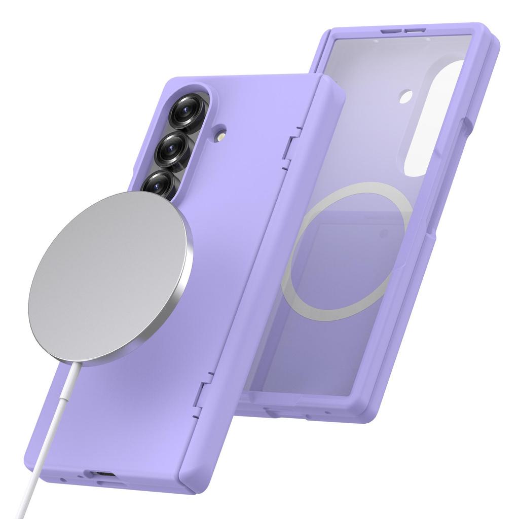Чехол для Samsung Z Fold7: Магнитный, Беспроводная зарядка, Пружинный шарнир, Защитный Magsafe