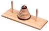 Philos Tower of Hanoi Wooden Warmth of Wood Brain Teaser Kids Educational Gift Puzzle Classic Game 9-step