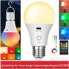 Беспроводной RGB-светильник с регулируемой яркостью: Аварийная лампа на батарейках с дистанционным управлением