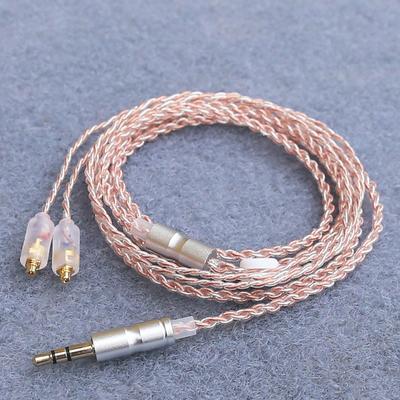Кабель для обновления наушников Hi-Fi Mmcx 3,5 мм 1,2 м посеребренный сердечник кабель для Sennheiser Ie200/Ie300/Ie600/Ie900/Akg N5005/N30