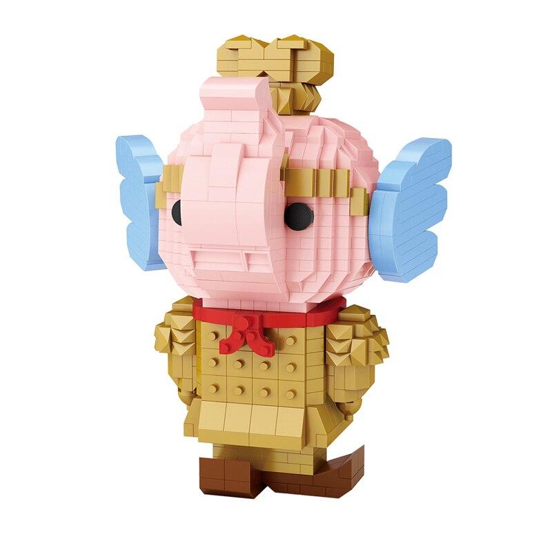LOZ 9264 Animal World Terracotta Warrior Elephant Army Solider Mini Diamond Blocks Bricks Building Toy for Children Gift No Box