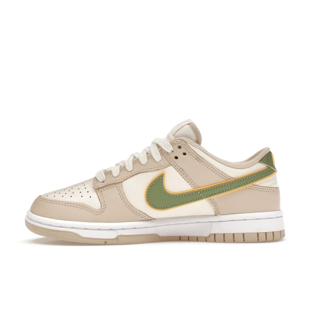 Nike Dunk Low Pale Ivory Oil Green Women Sneakers Cream White Laser-Orange FQ6869-131