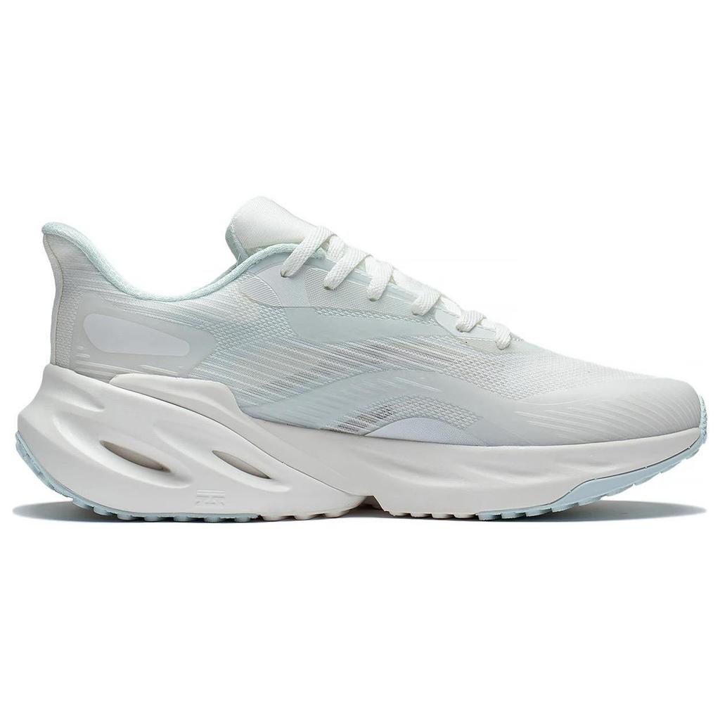 Li Ning Vibe 2.0 Амортизация Устойчивость к истиранию Отскок Низкие Беговые кроссовки Женские Бело-синие ARST030-3