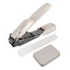 Wide Jaw Opening Nail Clipper Stainless Steel Nail Cutter Portable Nail Clipper with Nail File for T