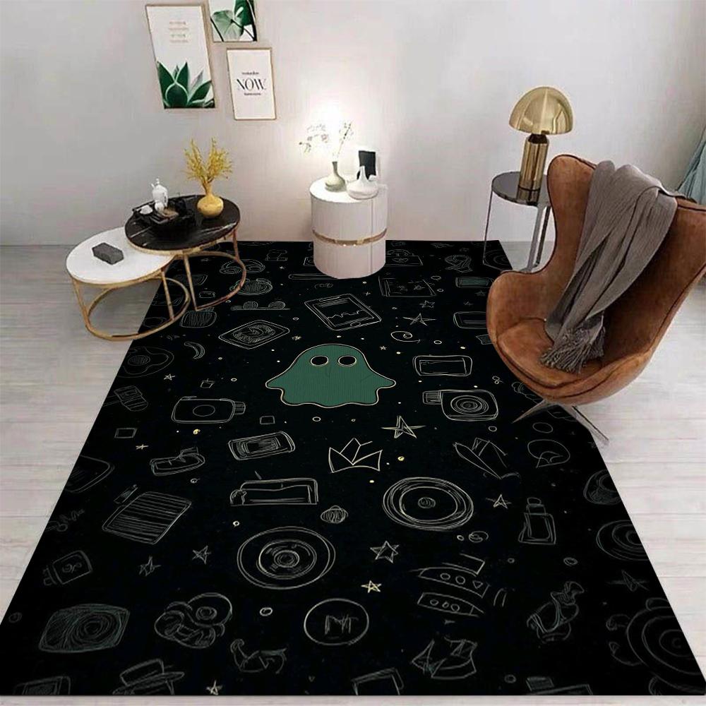 Space Planet Carpet Starry Sky Carpets for Living Room Decor Illusion Sofa Rugs Home Bedroom Nonslip Area Floor Mat Kid Play Mat