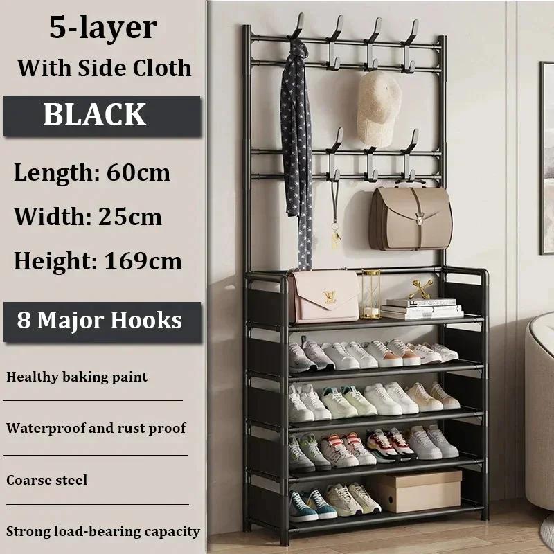 Shoe Multi-ayer Rack DIY Organizer Clothes Storage Load-bearing Organizer Hat Hanger Household Shoes Multifunctional Shoe Rack