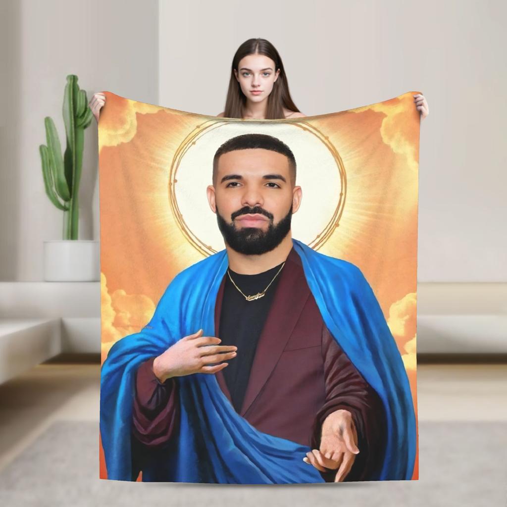 Rapper Anuel AA printed Blanket Picnic Flannel Throw Blanket For Couch Bed Soft Custom DIY Quality Bedspread Gift Idea